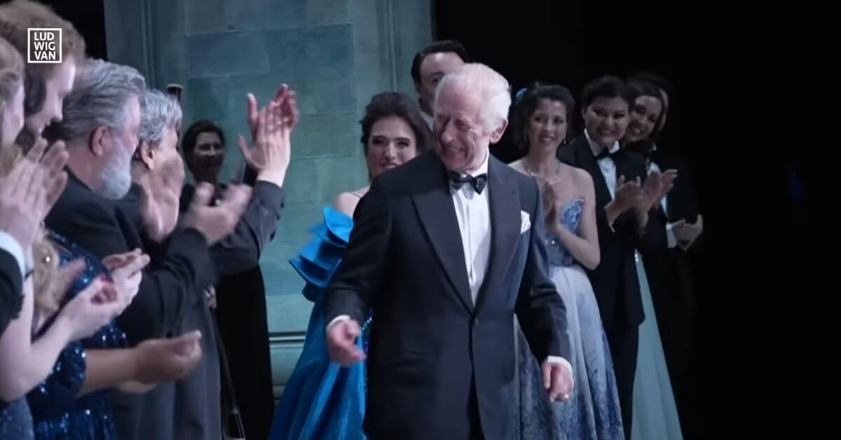 King Charles at the Royal Opera House